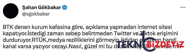 keyifler yerinde mi sahan gokbakar btknin aciklama yapmadan eksi sozluku kapatmasina sert bir cikis yapti 15 4DHYSDFK