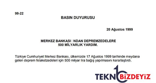 merkez bankasi depremzedelere yardim kampanyasina yaptigi rekor bagisi nasil odeyecek 2 gtuZAmjj