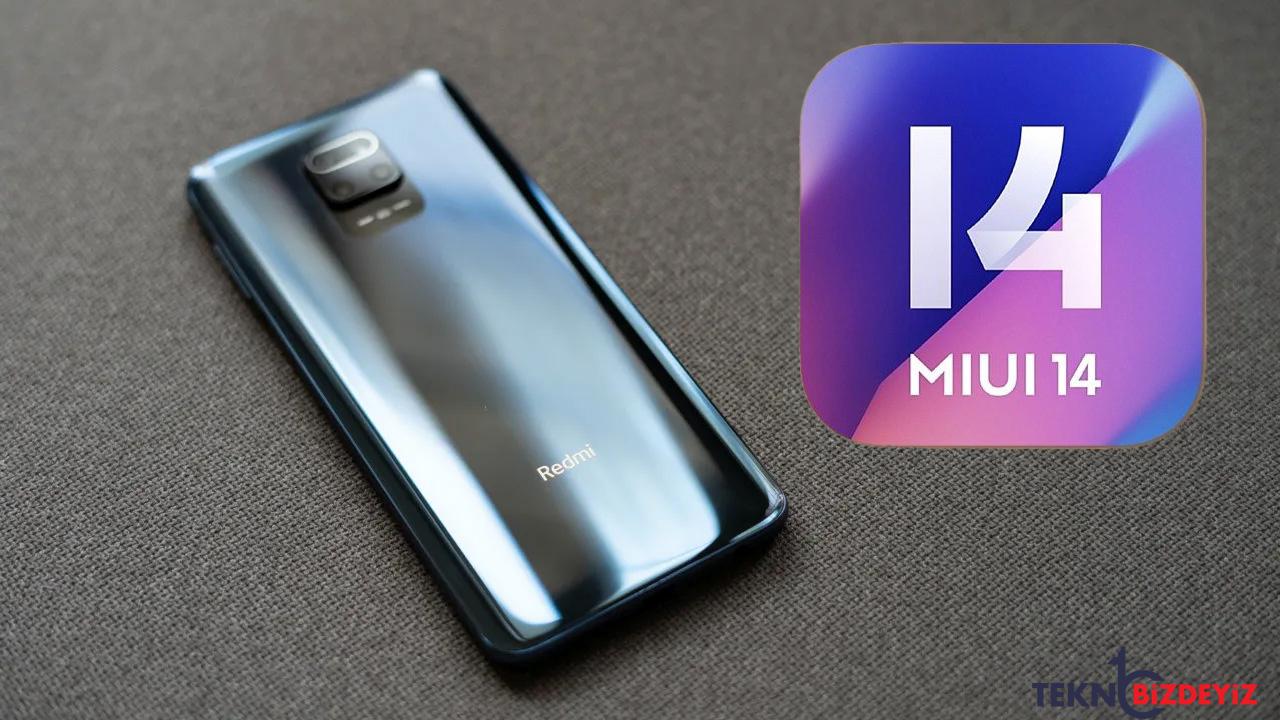 redmi note 9 pro icin miui 14 guncellemesi yolda