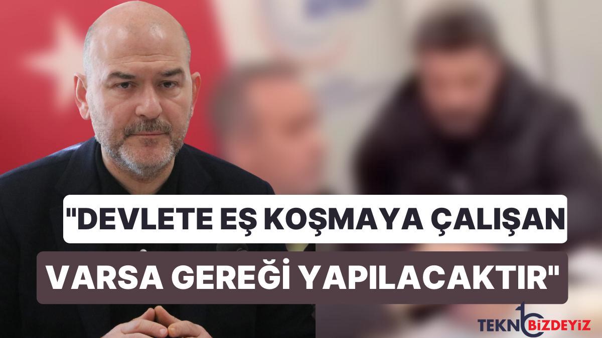 suleyman soylu bahcelinin akabinde uzeri kapali bildiri yolladi KH1ZHZn7