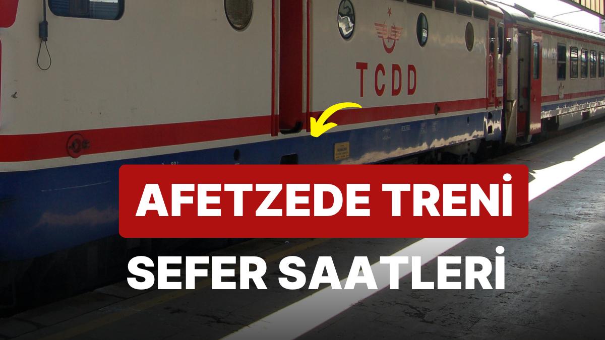 tcdd zelzeleden etkilenen vatandaslar icin afetzede transfer treni seferlerini baslattigini duyurdu JI4qs1js