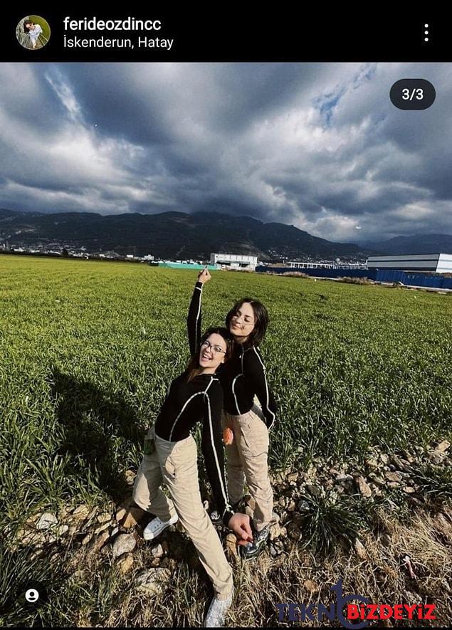 tiktok fenomeni feride ozdinc afet bolgesi hatay iskenderundan paylastigi pozlarla buyuk reaksiyon cekti 9 bLtkDKMw