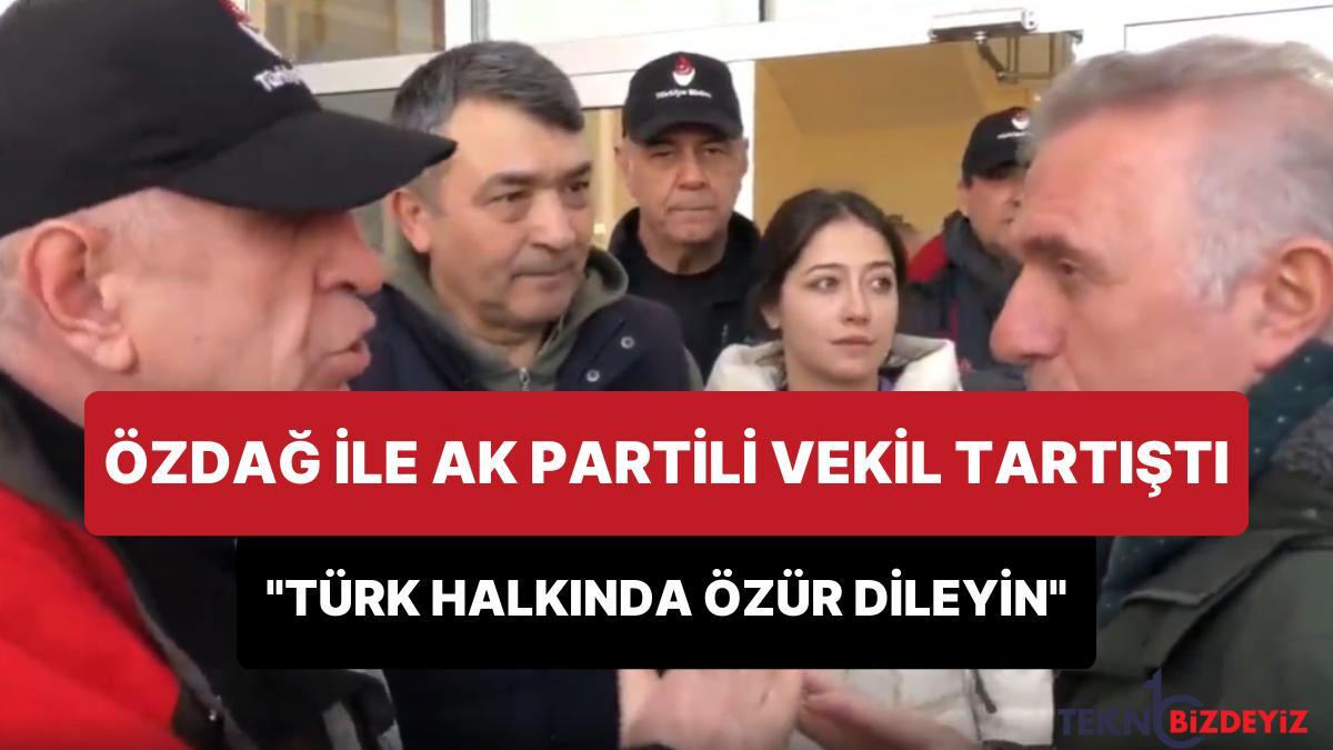 umit ozdag ile ak parti milletvekili aziz babuscu ortasinda tartisma cikti turk milletinden ozur dileyin mBMtNLFr