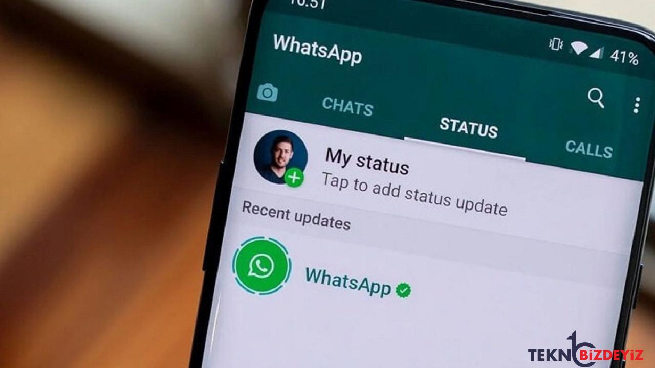 whatsapp durumu nasil guncellenir