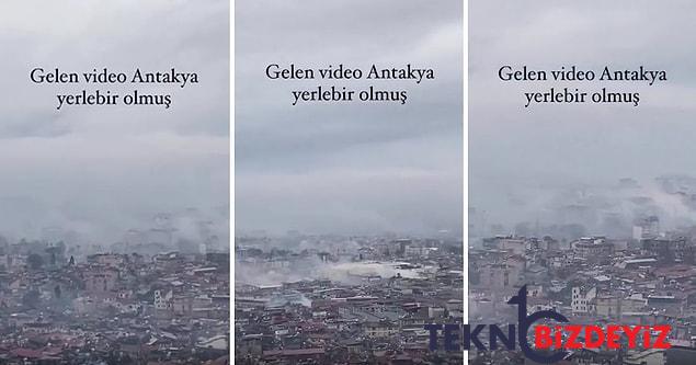 yuksek bir noktadan kaydedilen imajlar hatay antakyadaki yikimi gozler onune seriyor 0 NL9BkuYs