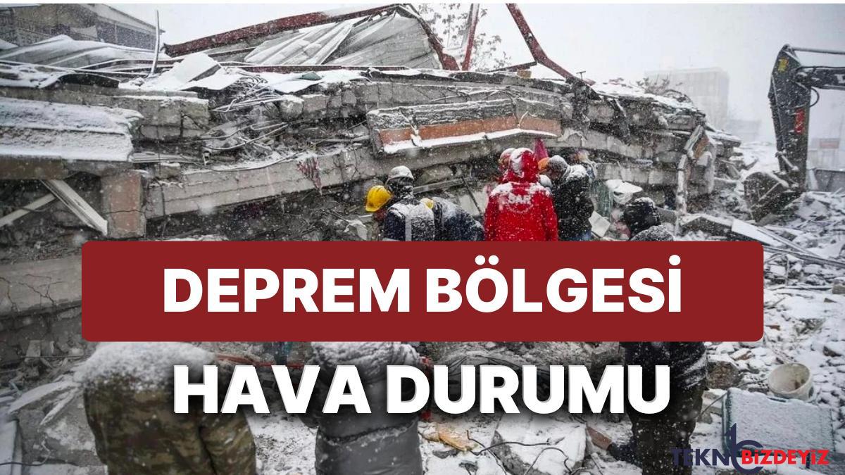 zelzele bolgesinde hava nasil 12 subat pazar sarsinti kahramanmaras hatay gaziantep malatya hava durumu Kbh37jvc