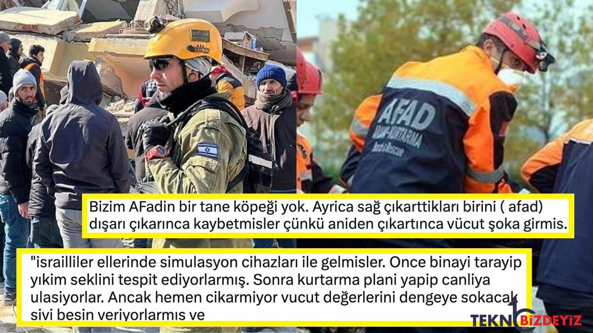 zelzele bolgesinde yer alan bir istekli afad ile oteki ulkelerin arama kurtarma takimlarini karsilastirdi cCT6vJiB