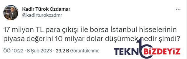 zelzele felaketinin 3 gununde acik olan borsa devre keserek duserken neden kapanmadigi merak ediliyor 5 XmmtR7dB