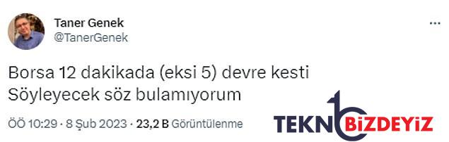 zelzele felaketinin 3 gununde acik olan borsa devre keserek duserken neden kapanmadigi merak ediliyor 7 lM4LUH65