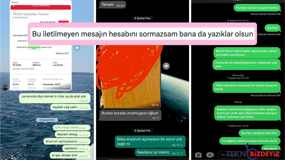 zelzelede hayatini yitiren yakinlarina attiklari iletilmeyen bildirileri paylasarak hepimizi kahreden sahislar SiFtEwlb