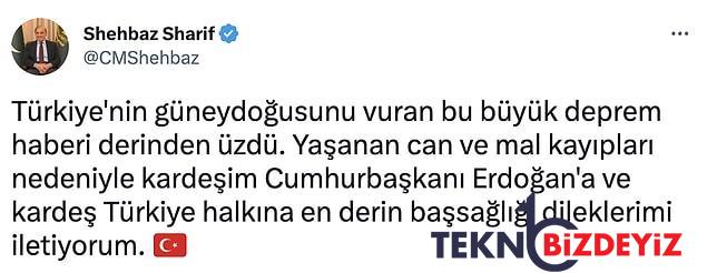 zelzelenin akabinde tum dunyadan ulkemize gelen bassagligi ve yardim iletileri 7 vHzLncNq