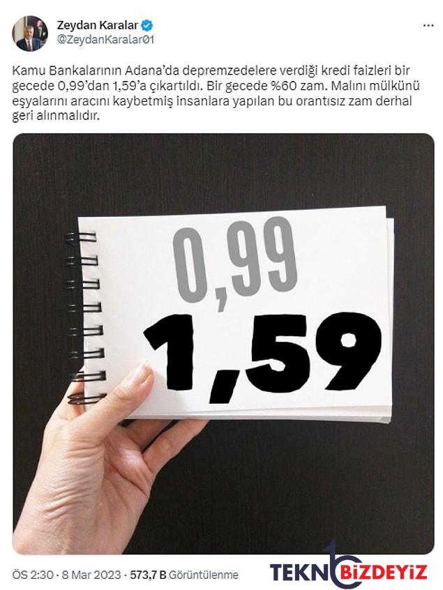 depremzedelere uygulanan indirimli kredi faizine artis yapildigi argumani toplumsal medyada gundem oldu 0 4rF5frTg