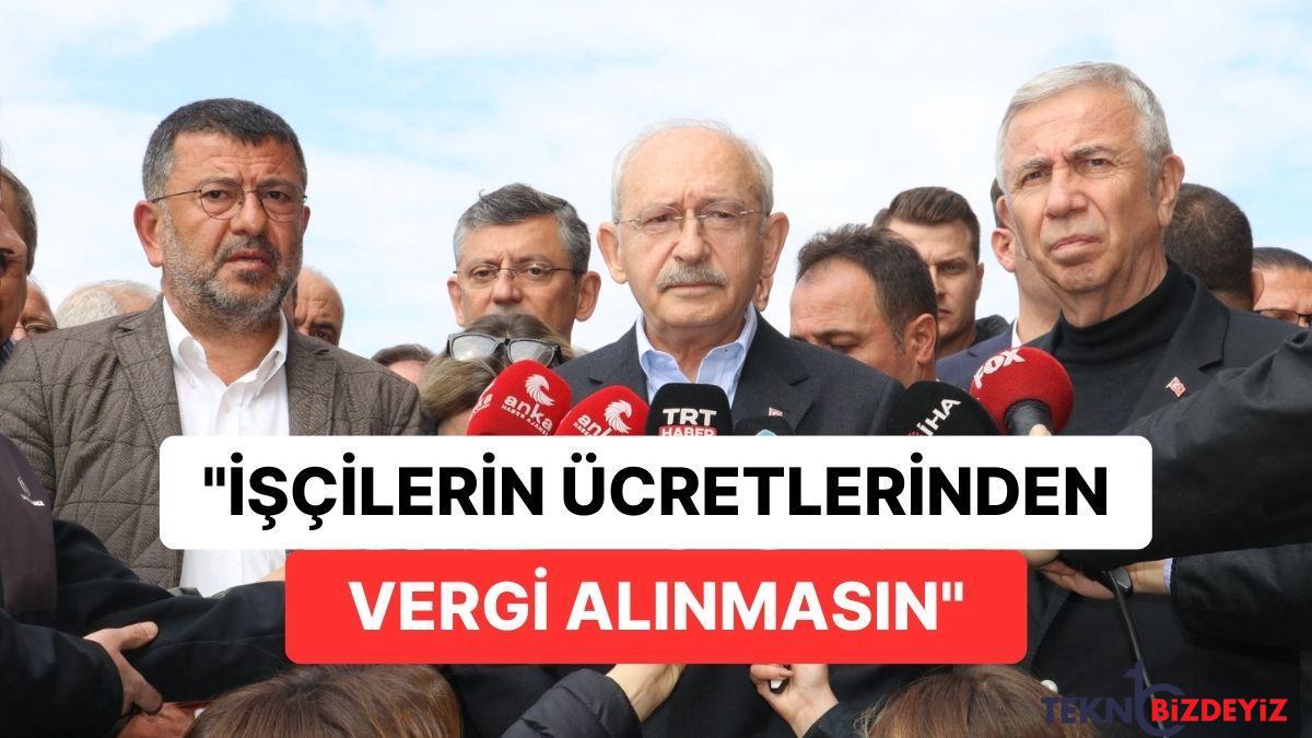 kilicdaroglu deprem bolgesinden davette bulundu iscilerin fiyatlarindan vergi alinmasin KmZGifTF